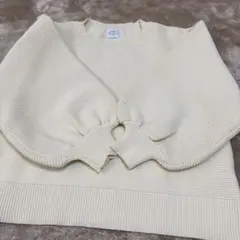 coen バルーンスリーブ セーター クリーム色