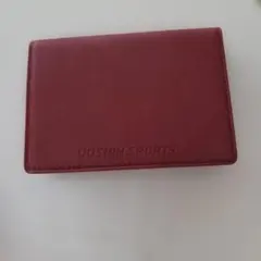未使用　ミズノ　名刺入れ カードケース ボルドー　メンズ/レデース