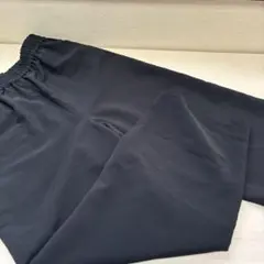 黒 イージーパンツ ゴムウエスト