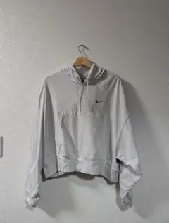 Nike 白 　パーカー　　アイスグレー