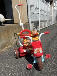 美品】アンパンマンデラックス三輪車 音楽付き - メルカリ