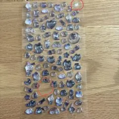 ボンボンドロップシール mini よるねこボンボン