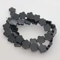 10623_オニキス 5葉シェイプ 13mm 1連