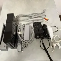 Wii 本体 黒 セット　ジャンク