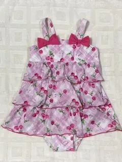 チェリー柄ワンピース水着 100cm