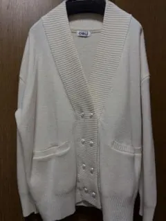 OBLI オブリ ハートボタンカーディガン