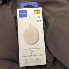 ELECOM ワイヤレス充電器　ベージュ