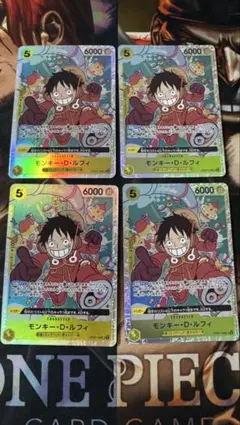 ワンピースカード　エラー　モンキー・D・ルフィ SR OP07-109