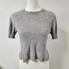 サン•ヴァンサン SUN VINCENT クロップド ニット クルーネック