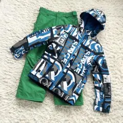 クイックシルバー　キッズスノーボードウェア　上下セット　男の子　サイズ10