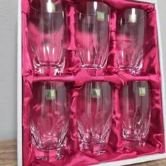 HOYA クリスタル　グラス　新品　6脚セット　 HOYAクリスタル FO ジュースグラス6客セット - 土岐陶器本店