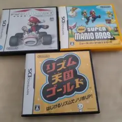 【DS】マリオソフト・リズム天国ゴールド ソフト3本セット まとめ売り