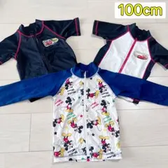 ★3点セット★ベビー用ラッシュガード　ミッキー　ディズニー　長袖　半袖　100