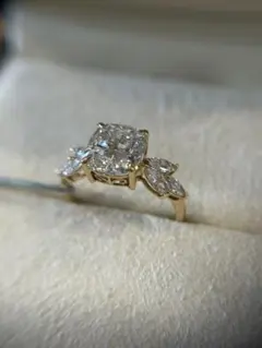 hum ROSE CUT DIAMOND PAVE RING rc-R99S - メルカリ