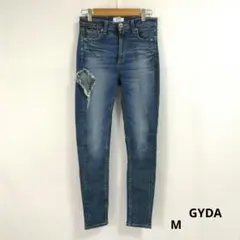 GYDA デニムパンツ ダメージ加工 スキニー Mのサムネイル