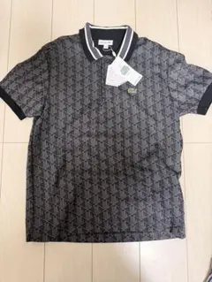 LACOSTE モノグラムジャガードポロシャツ　4