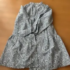 花柄長袖ワンピース アプレレクール 130cm 美品