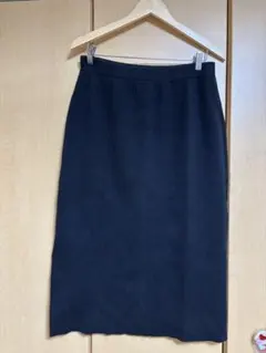 UNIQLO スムースコットンブレンドスカート 黒　XL