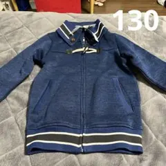 ネイビー　ジャケット　裏起毛　130 アウター