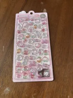 ボンボンドロップシール　ももいろボンボン　うさぎ　①