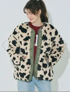 coca リバーシブルキルティングブルゾン　ウォッシャブル