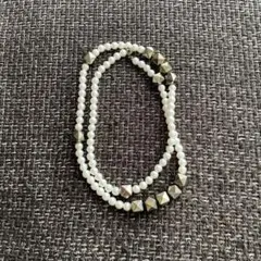 ホワイトパールネックレス