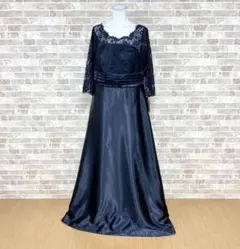 ドレス タグ付 長袖ロングドレス 16USサイズ 大きなサイズ エレガントドレス