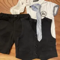 【BeBe】【familiar】フォーマル5点セット　男の子　90