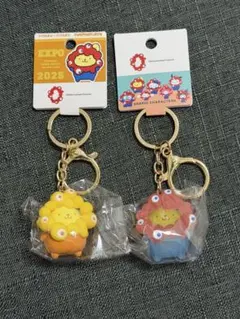 【最終値下げ】サンリオ　ミャクミャク　クリアカラー　推しカラー　ポムポムプリン