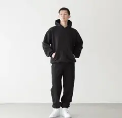 ロサンゼルスアパレル　スウェット　セットアップ　黒