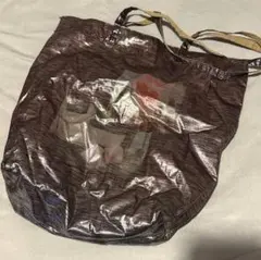 Casselini メタリック トート バッグ ピンク