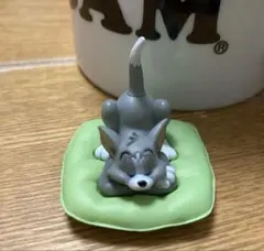 リ*尉様 【美品】すやすやフレンドFig. トムとジェリー　トム(クッション付き