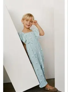 ZARA ベビー 人気 花柄 ジャンプスーツ 新品 104cm