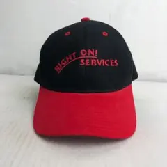 【USA古着】OTTO製 RIGHT ON SERVICES ツートンキャップ