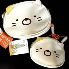 新品　すみっこぐらしねこ　ショルダーポシェット　コインケースセット