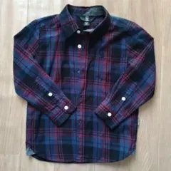 VOLCOM チェック柄 長袖シャツ Mサイズ 5/M（参考サイズ120cm）