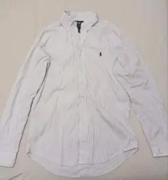 Ralph Lauren ストライプ 長袖シャツ　紫色のサムネイル