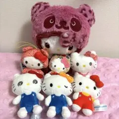 ハローキティ　ぬいぐるみ　マスコット　7点まとめ売り