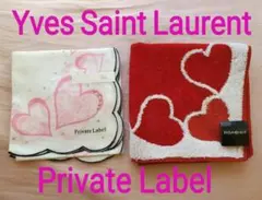 YSL PL　ハート　タオル & ハンカチ