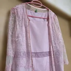 結婚式パーティーワンピースボレロセット9号 美品のサムネイル