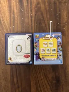 トイストーリー 30周年　ディズニープリンセス　一番くじ　グラスセット
