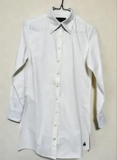 美品◇ブルックスブラザーズBrooksBrothers白ボタンダウン長袖Yシャツ
