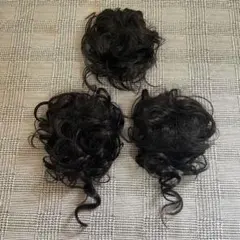 ポイントウィッグ お団子シュシュ ウィッグ 付け毛 卒業式 入学式 結婚式