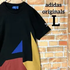 adidas originals ビッグプリント デカロゴ 半袖 Tシャツ