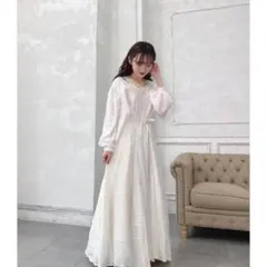 COCO DEAL ラッフルレーストリムワンピース - メルカリ