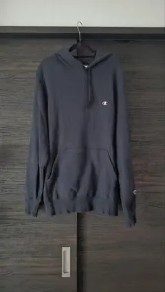 Champion プルオーバーパーカー ブラック XL