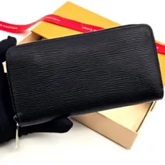 ルイヴィトン 長財布 エピ ジッピーウォレット ブラック A43 ラウンド
