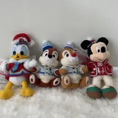 ディズニーまとめ売り ぬいぐるみバッチ クリスマス