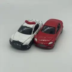 トミカ 1/64ミニカー 覆面パトカー 改造用 赤色灯＆前面警光灯 セット