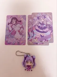 キュアキュンキュン キミとアイドルプリキュア キーホルダー カード セット